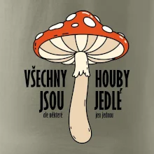 Všechny houby jsou jedlé