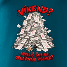Víkend učitele pod hromadou písemek k opravě