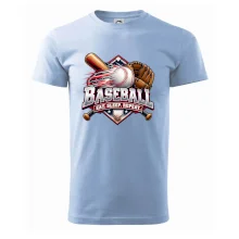Baseballová pálka s rukavicí eat sleep repeat