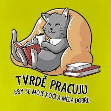 Tvrdě pracuju, aby se kočka měla dobře