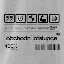 Čárový kód obchodní zástupce