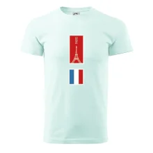 Paříž známka barevná