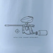 Minimalistický marker stay low shoot straight