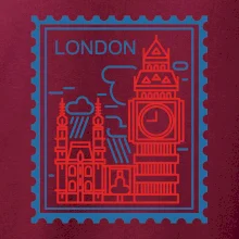 Londýn známka jednoduchá