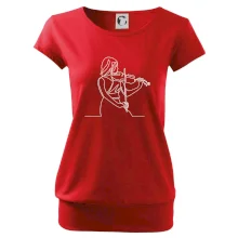 Houslistka jedním tahem