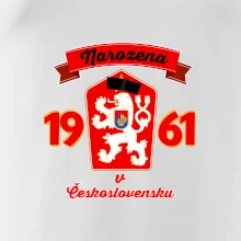 Narozena v Československu - Přelepený znak 1961