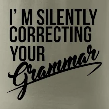 Correcting grammar
