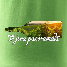 To jsou panoramata vinice