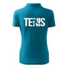 Tenis nápis silueta