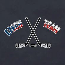 Czech team - hokejky a puk
