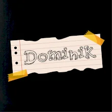 Papírek se jmenovkou - vlastní jméno