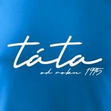 Psací nápis táta s ročníkem