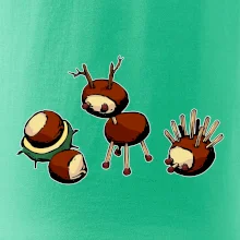 Kaštanová zvířátka - v řadě