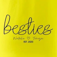 Párové mikiny - Besties Jména a rok