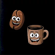 Parové triko - Hrnek a káva