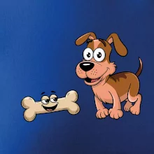 Parové triko - Pes a kost