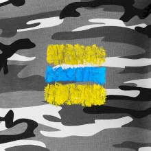 Turistická Cyklo značka - žluto modrá