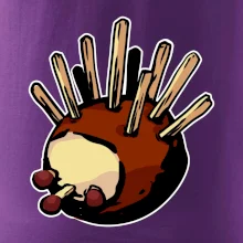 Kaštanový ježeček - prso