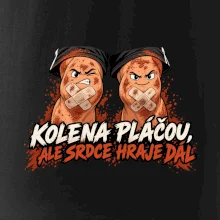Nohejbal kolena pláčou srdce hraje