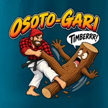 Osoto gari timber judo