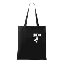 Jméno a nápis na zádech - stage crew