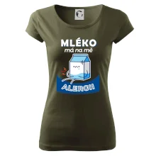 Mléko má na mě alergii