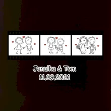 Svatební den - váš nápis (Hana-creative)