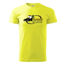 Bagrista v kruhu - vlastní nápis