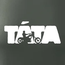 Táta nápis - motorka chopper