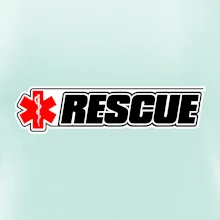 Záchranář rescue kříž červený
