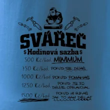 Svářeč - hodinová sazba