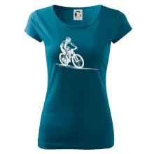 MTB kreslený cyklista