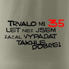 Trvalo mi 35 let než jsem začal vypadat takhle dobře