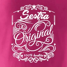 Vintage nejlepší sestra 100% kvalita