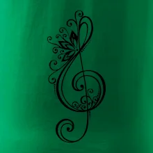 Houslový klíč kytky