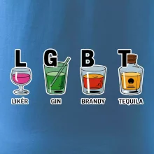 LGBT -  Likér, Gin, Brandy, Tequila