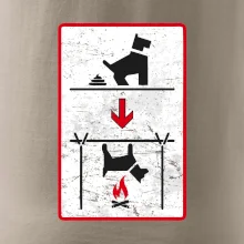 Tričko pro odpůrce sraní na chodníku