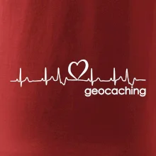 Moje srdce bije pro Geocaching -text