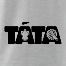 Táta nápis - cyklista