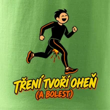 Běžecké tření tvoří oheň