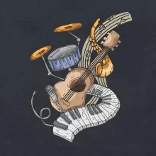 Hudební nástroje v notách