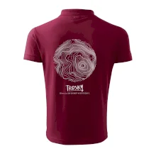 Trosky - vrstevnice v kruhu