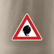 Dopravní značka - krocan