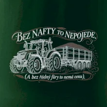Bez nafty to nepojede traktor s vlekem