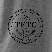 TFTC minimalistický turistický odznak