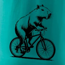 Kapybara na kole černá