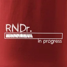 In progress titul RNDr. doktor / doktorka přírodních věd