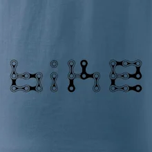 Bike nápis řetěz
