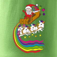 Santa a jednorožci (Pecka design)