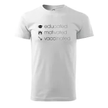 Educated motivated vaccinated Educated motivated vaccinated